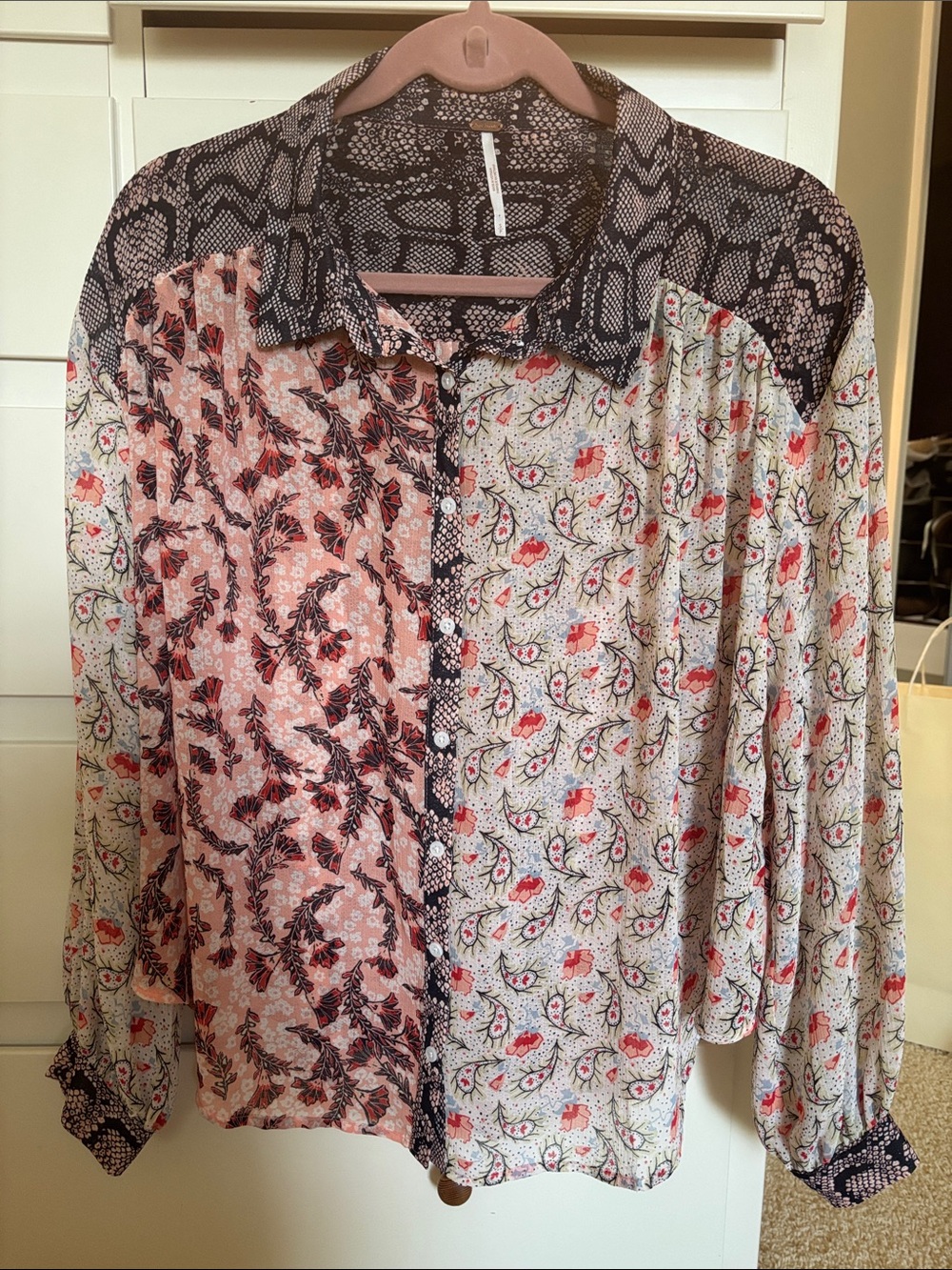 Free People light weight blouse